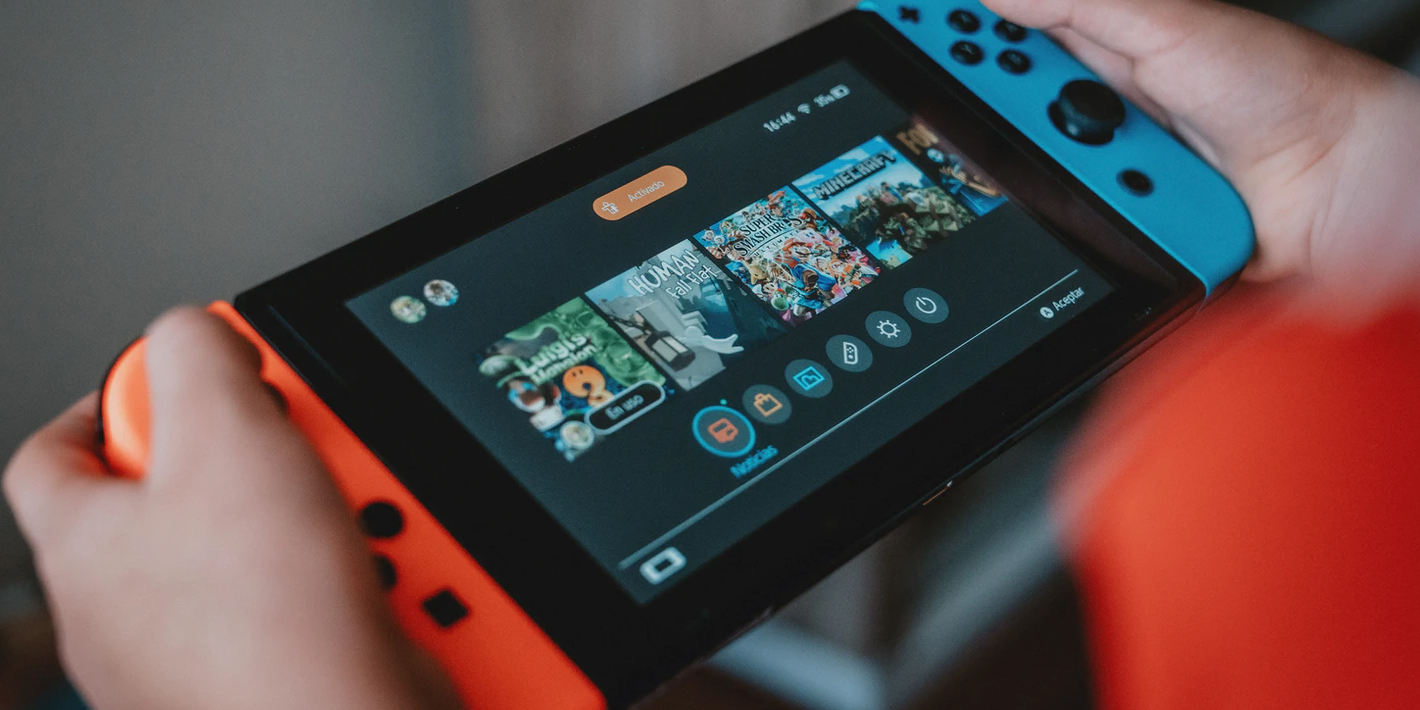 Na zdjęciu konsola Nintendo Switch