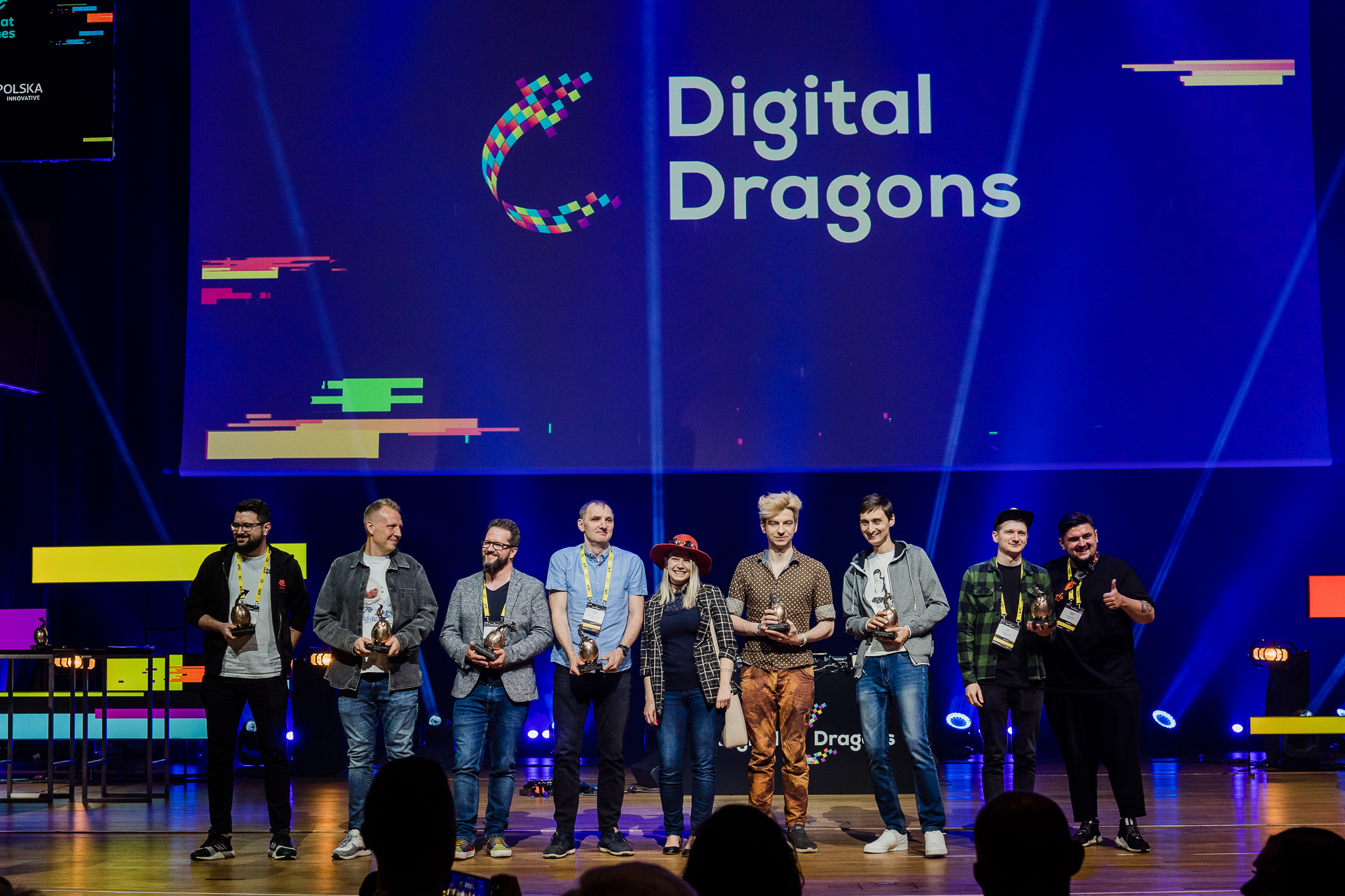 Na zdjęciu rozdanie nagród Digital Dragons