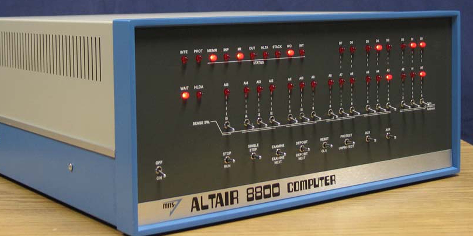 Na zdjęciu replika Altaira 8800