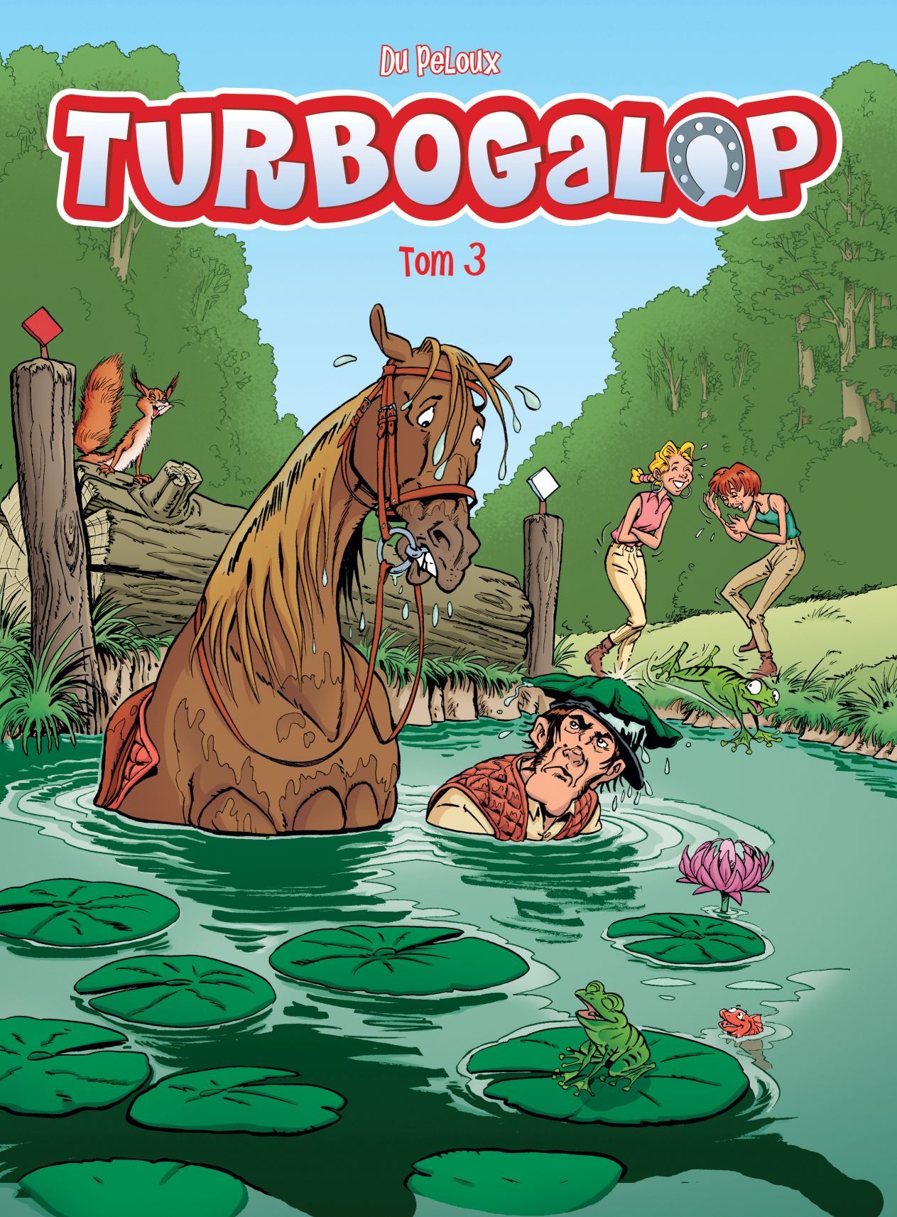 Okładka komiksu Turbogalop, tom 3