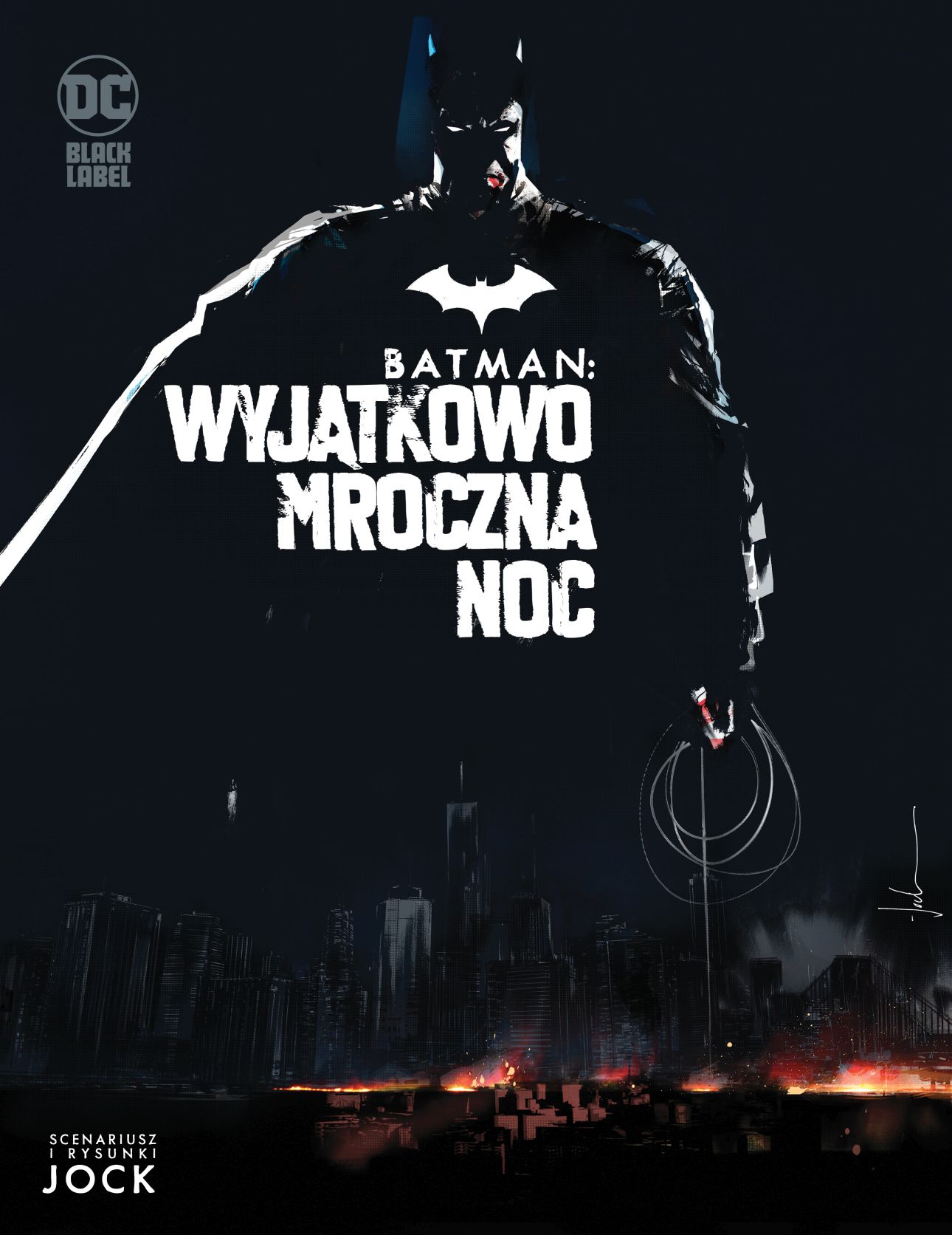 Okładka komiksu DC Black Label. Batman - Wyjątkowo mroczna noc