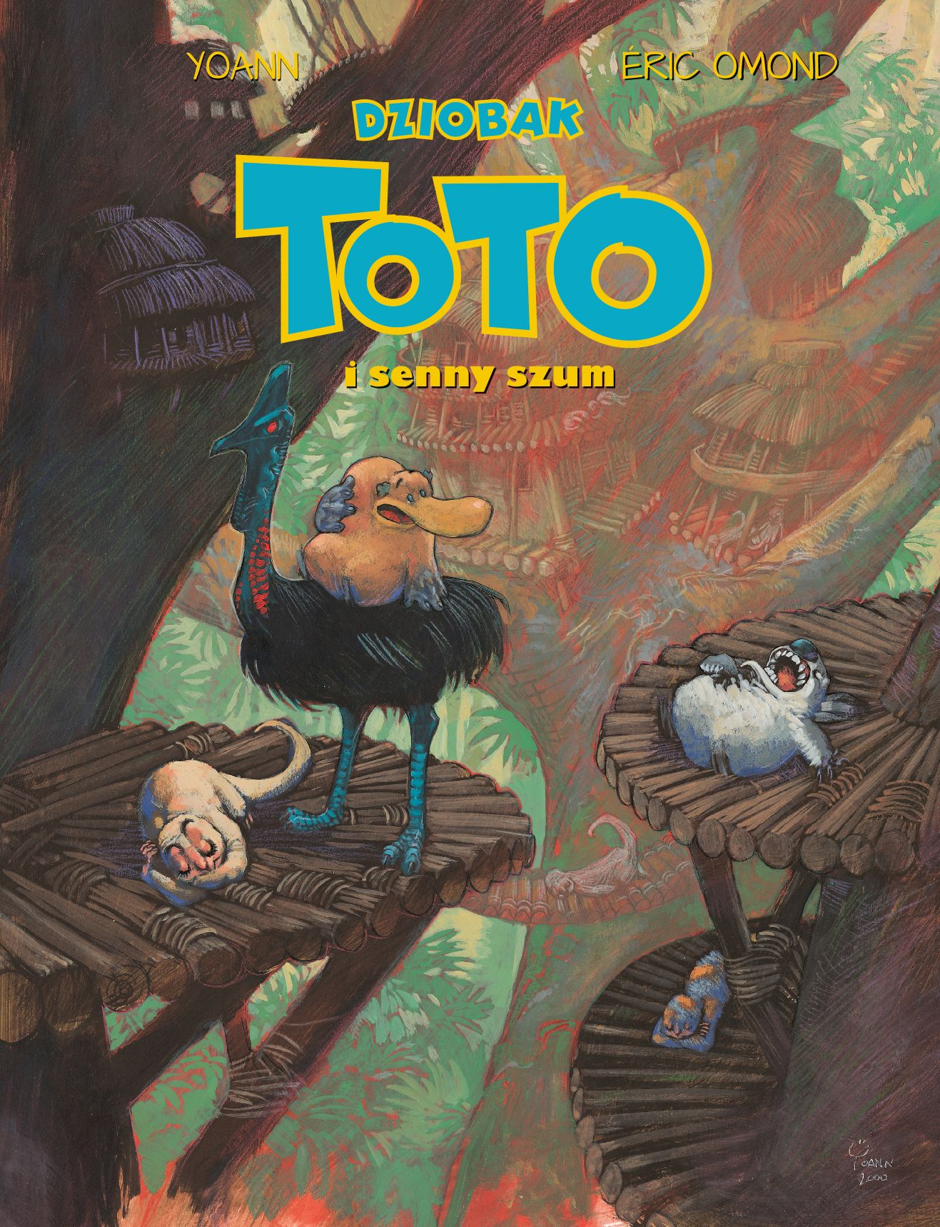 Okładka komiksu Mój pierwszy komiks 5+  Dziobak Toto i senny szum, tom 4