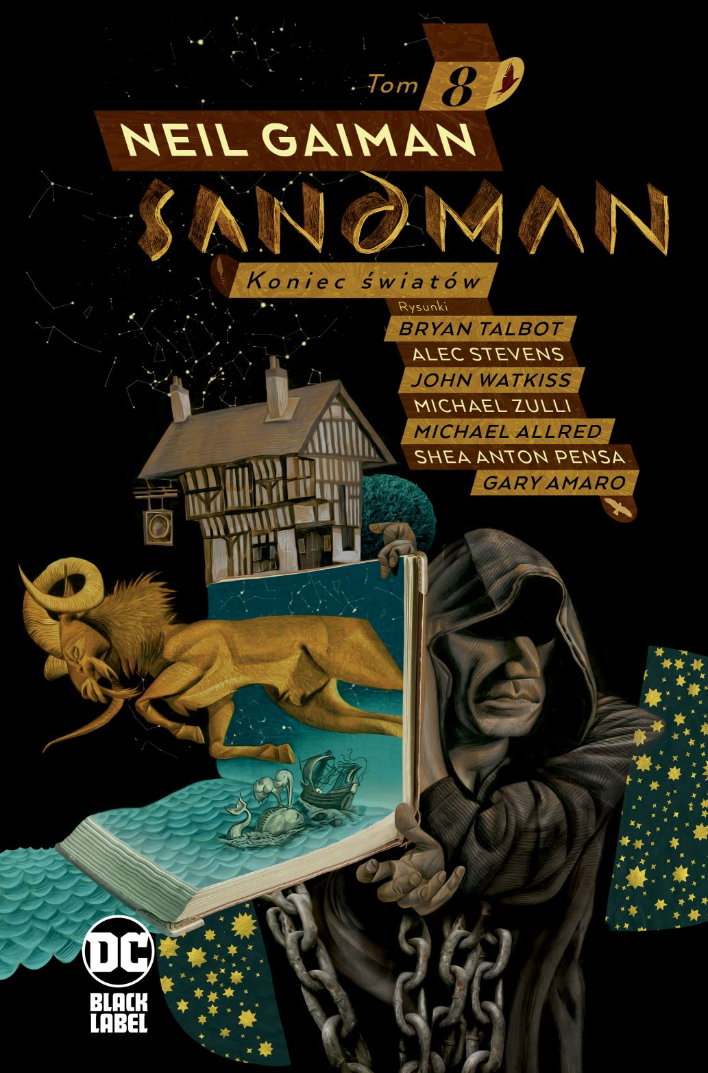 Okładka komiksu Sandman. Koniec Światów, tom 8