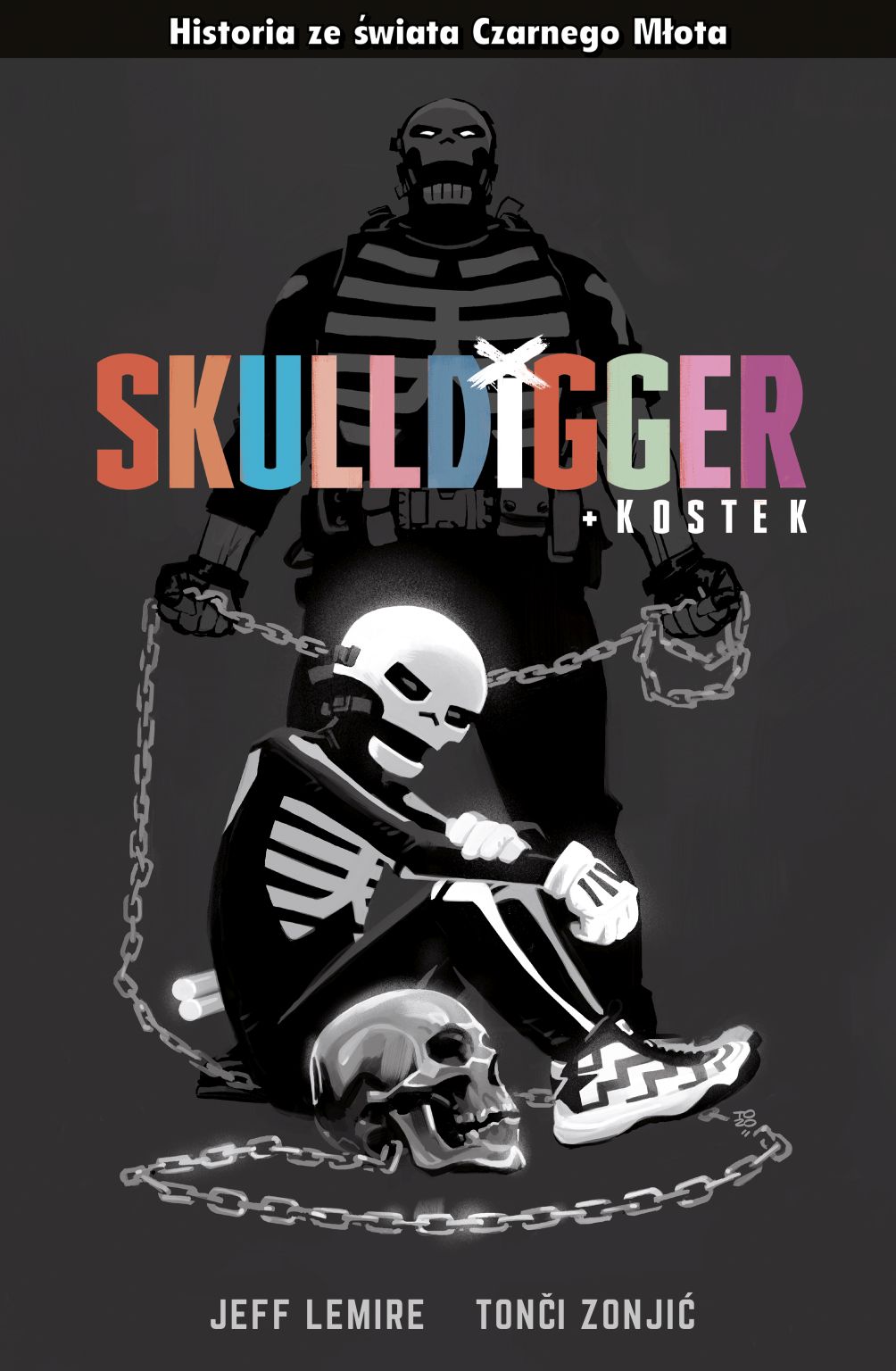 Okładka komiksu Czarny Młot. Skulldigger i Kostek