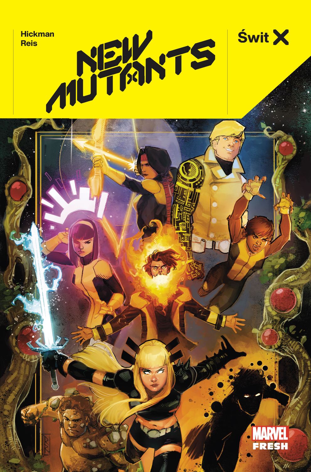 Okładka komiksu Marvel Fresh. Świt X – New Mutants