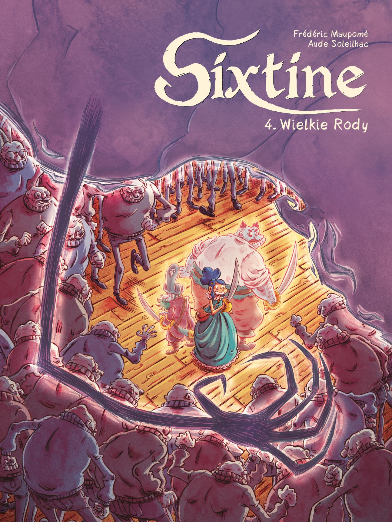 Okładka komiksu Sixtine. Wielkie Rody, tom 4