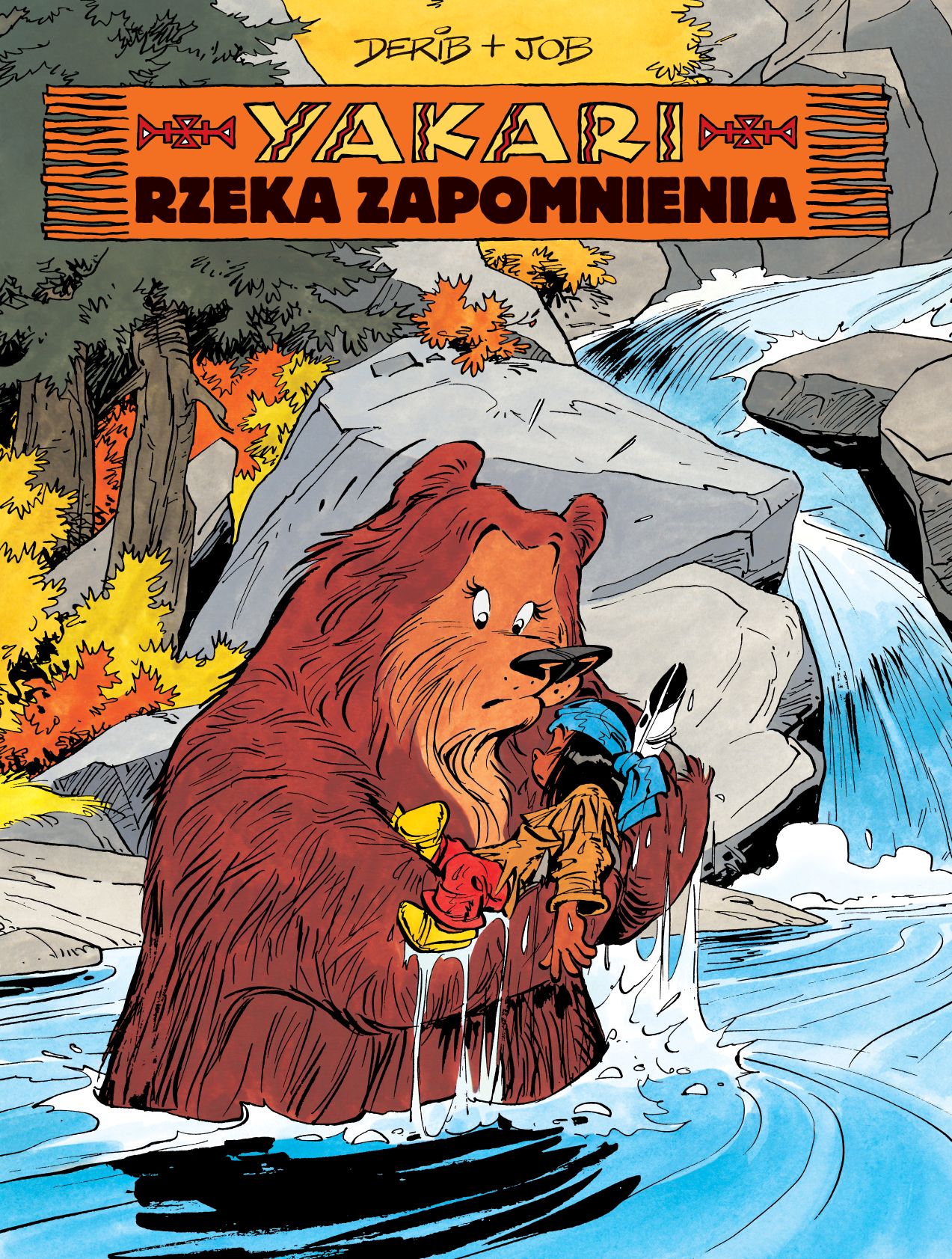 Okładka komiksu Yakari. Rzeka zapomnienia, tom 15