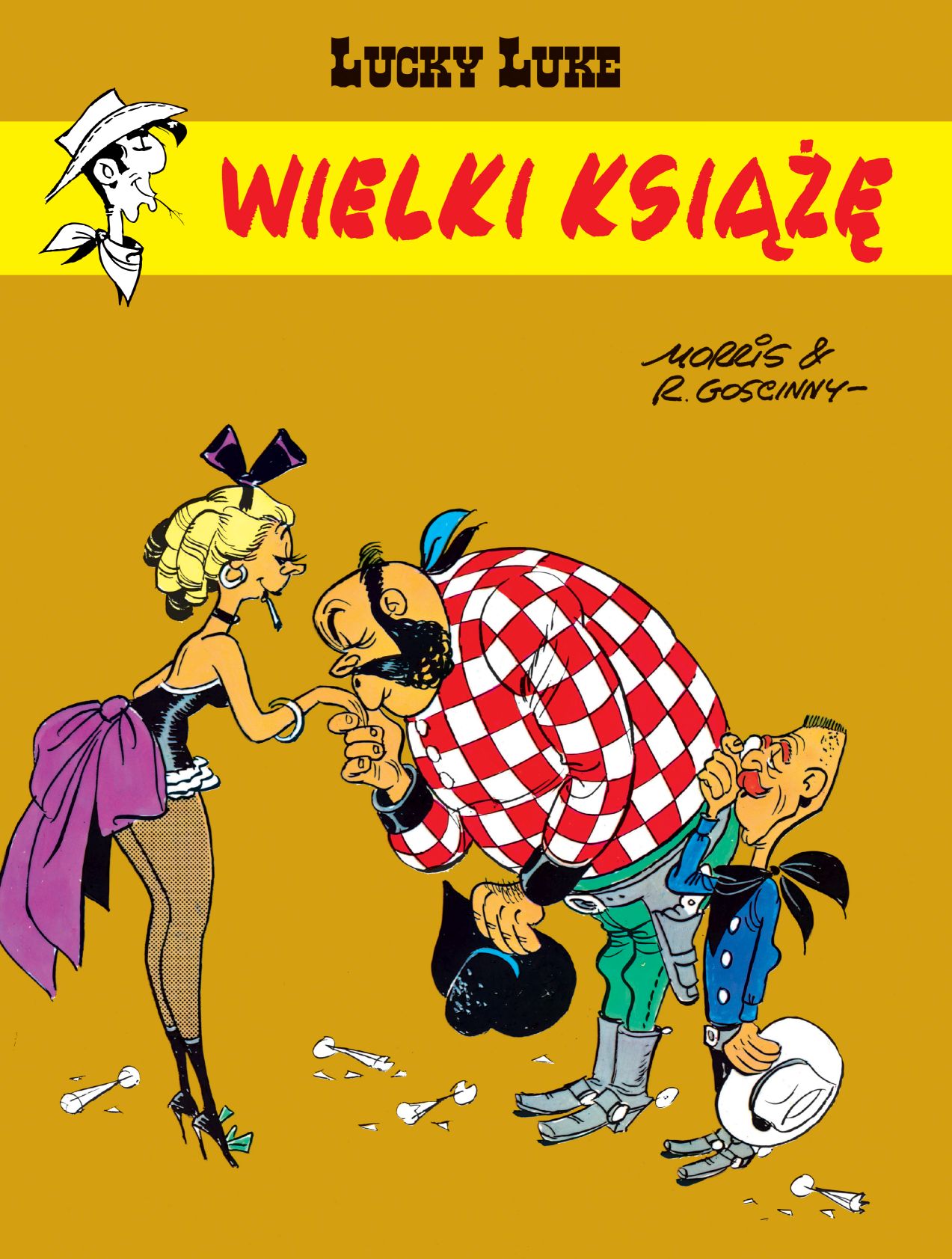 Okładka komiksu Lucky Luke. Wielki książę, tom 40 