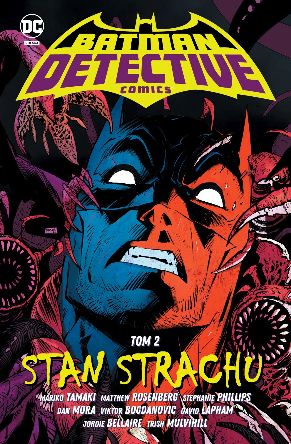 Okładka komiksu Uniwersum DC.  Batman: Detective Comics - Stan strachu, tom 2