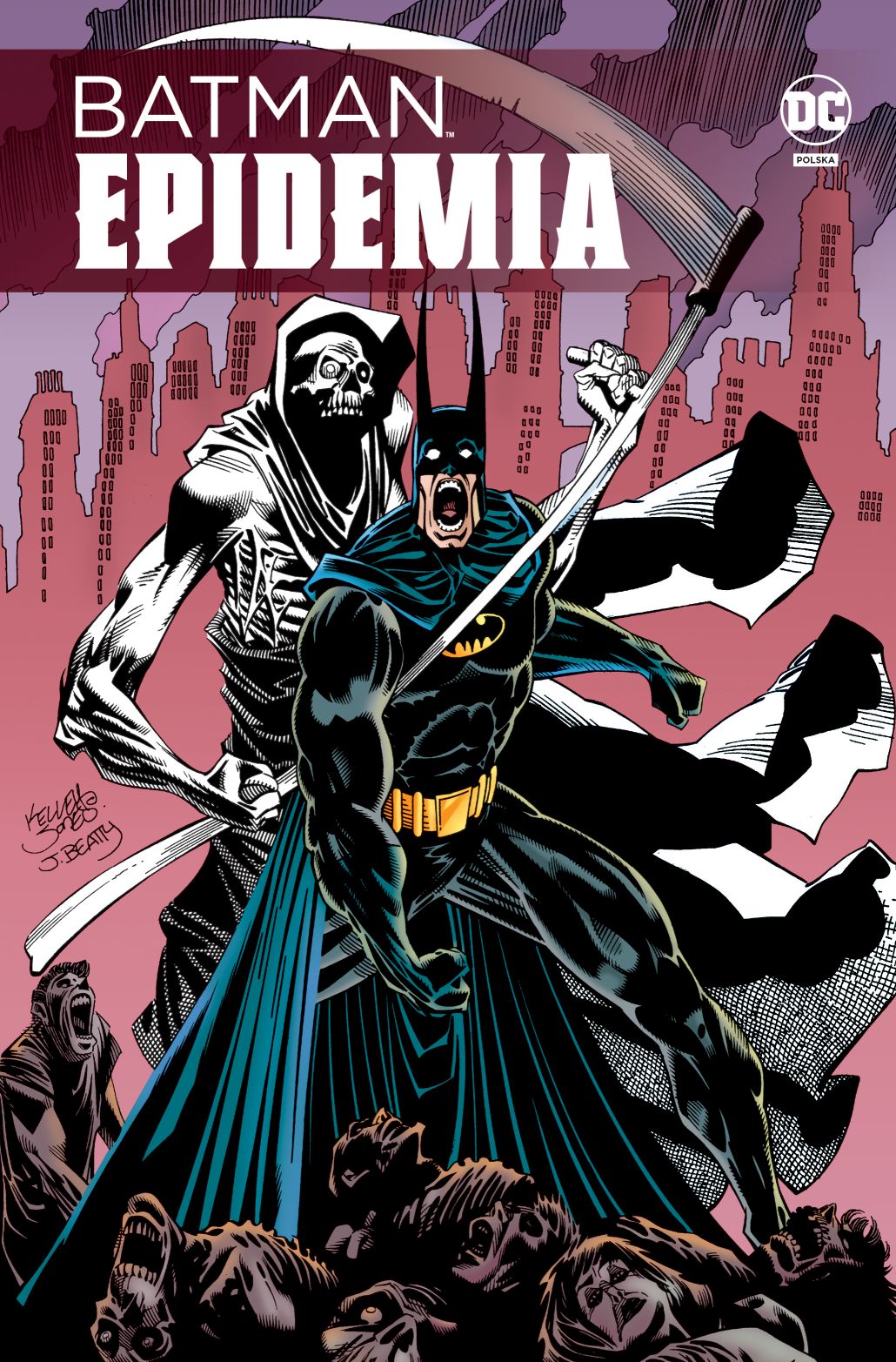 Okładka komiksu Batman Epidemia