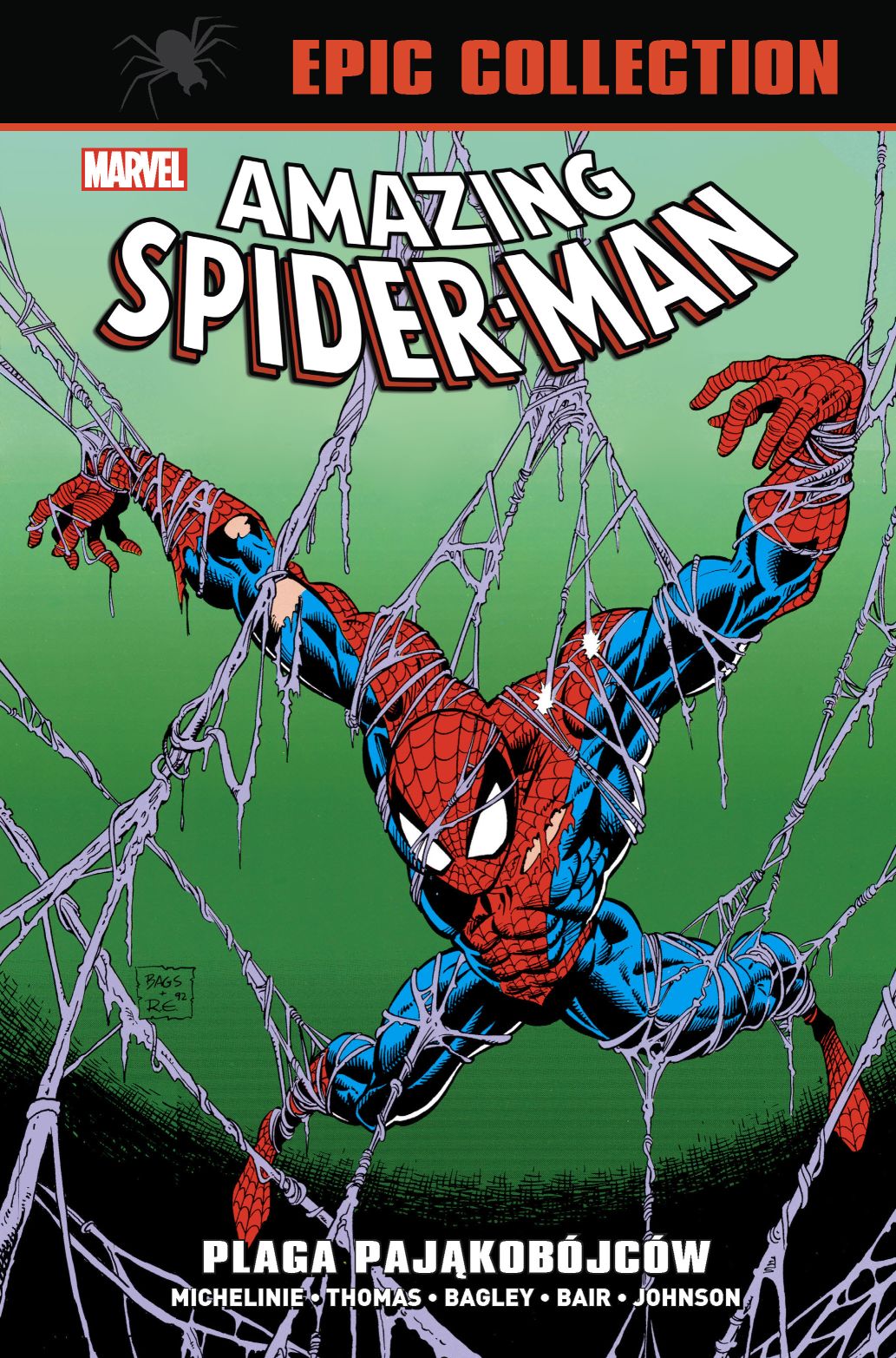 Okładka komiksu Marvel Classic. Amazing Spider-Man Epic Collection:  Plaga pająkobójców