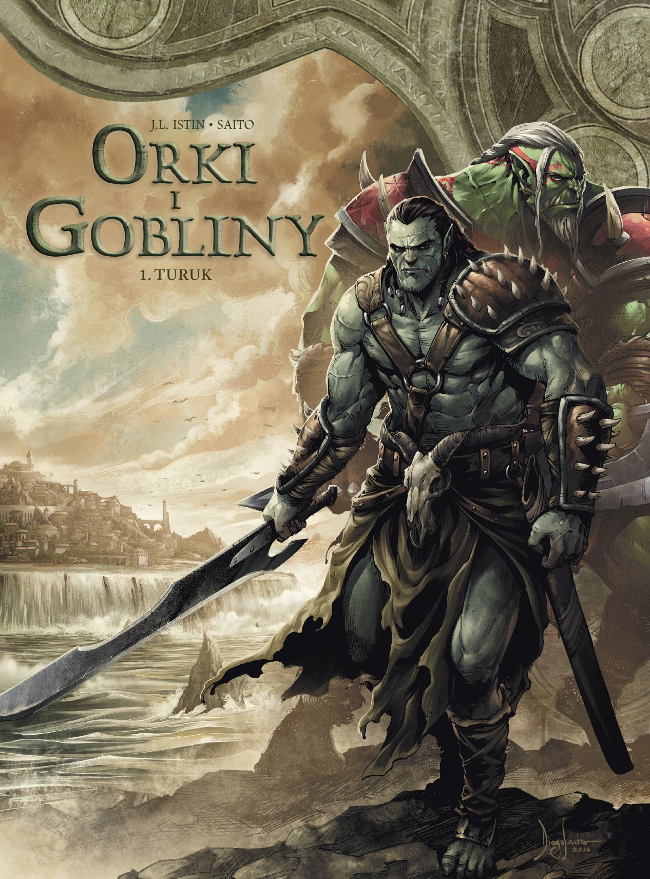 Okładka komiksu Świat Akwilonu. Orki i gobliny – Turuk, tom 1