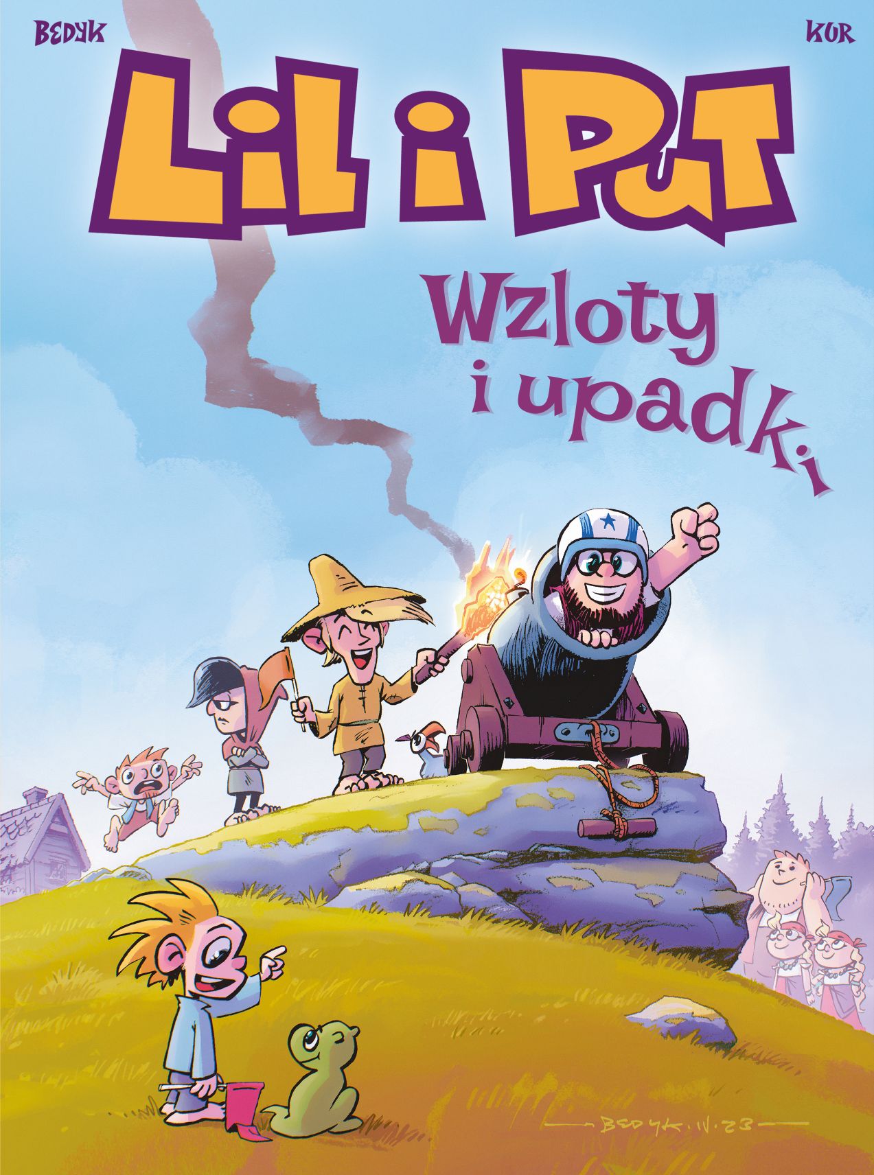 Okładka komiksu Lil i Put – Wzloty i upadki, tom 6