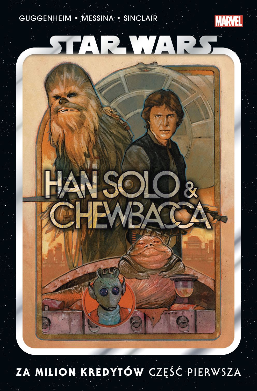 Okładka komiksu Star Wars. Han Solo i Chewbacca. Za milion kredytów. Część pierwsza, tom 1