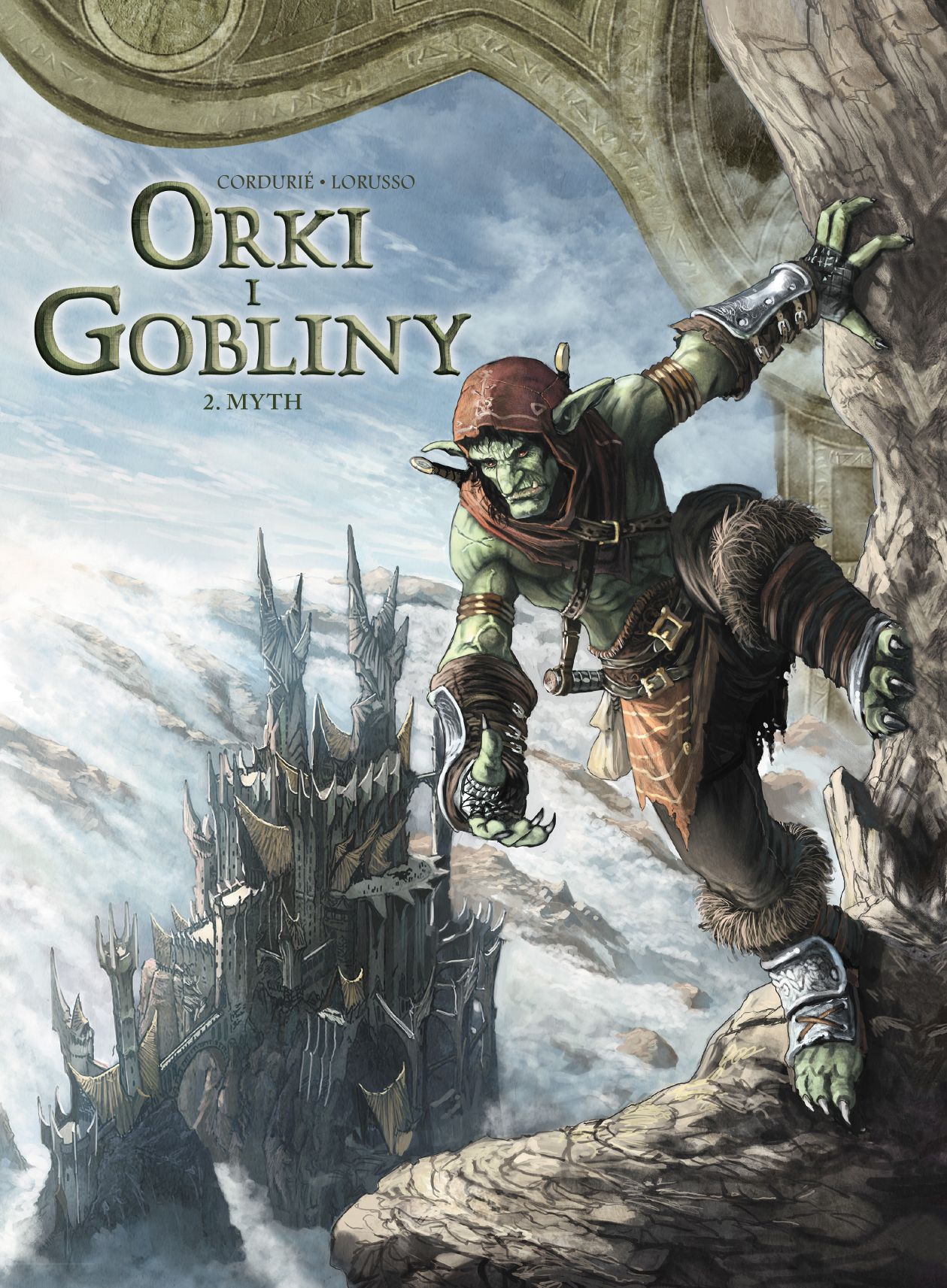 Okładka komiksu Świat Akwilonu. Orki i gobliny – Myth, tom 2