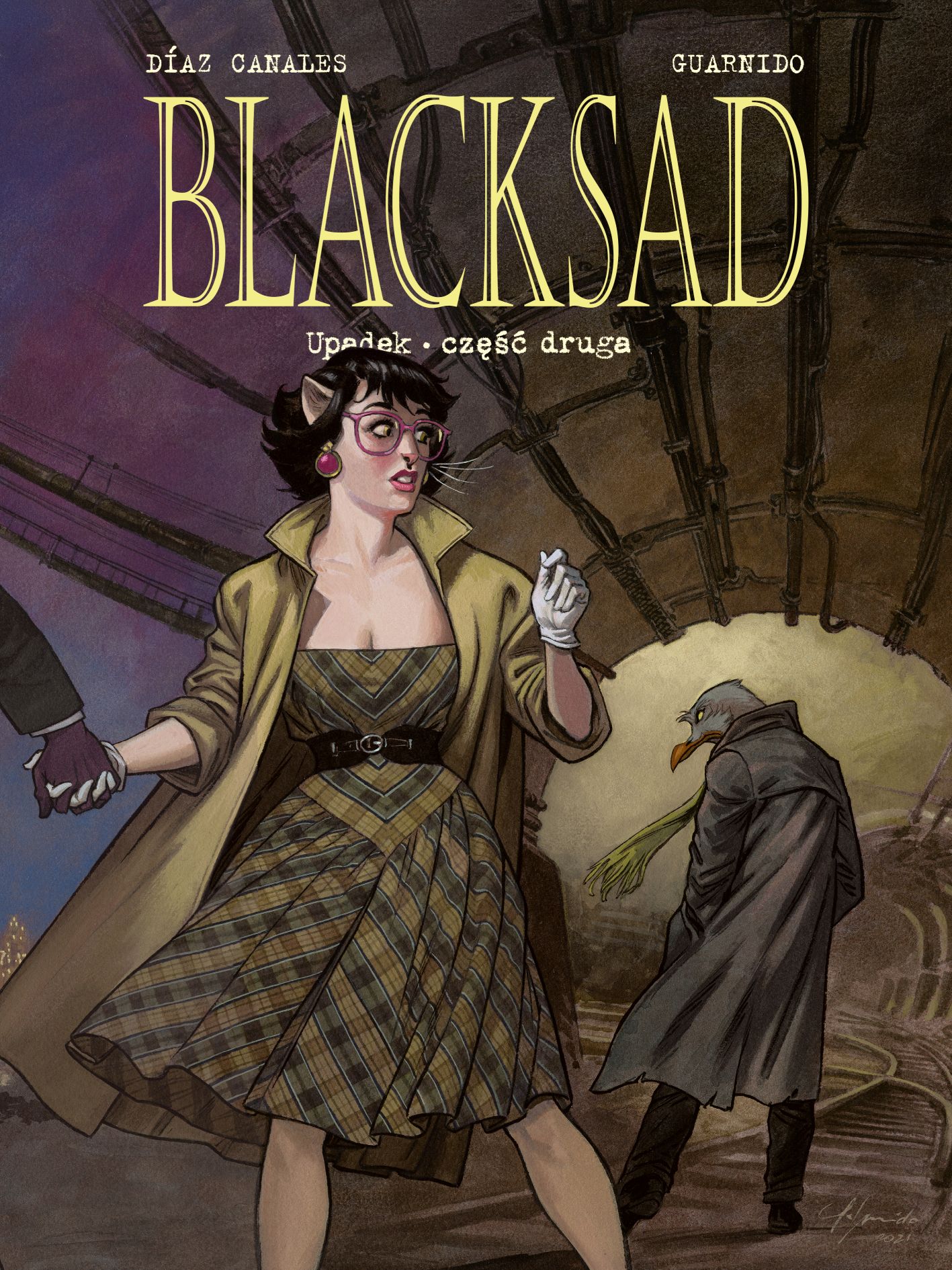 Okładka komiksu Blacksad. Upadek, część druga, tom 7