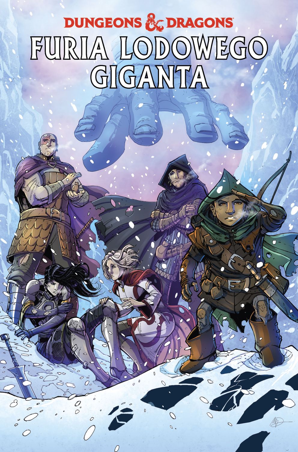 Okładka komiksu Dungeons & Dragons. Furia lodowego giganta, tom 3