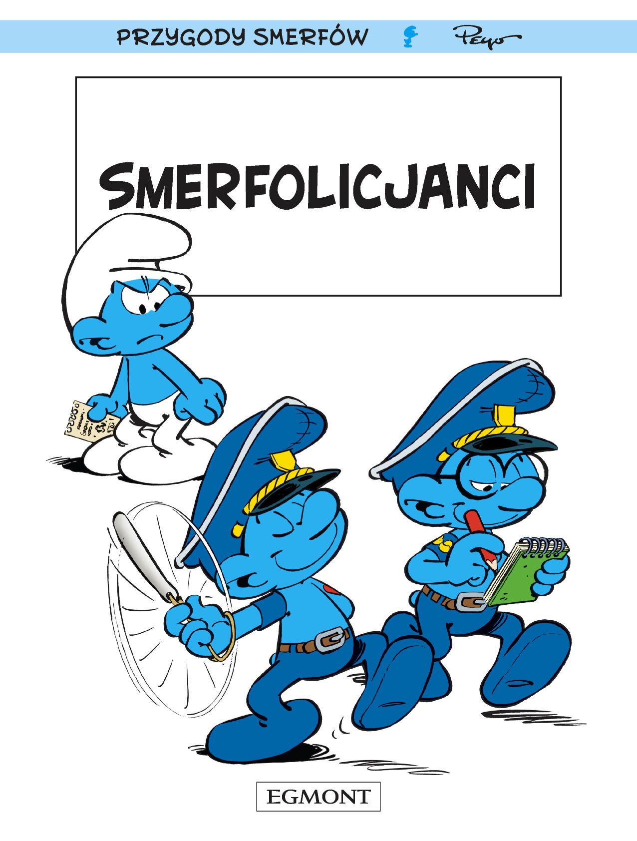 Okładka komiksu Smerfy Komiks. Smerfolicjanci, tom 30