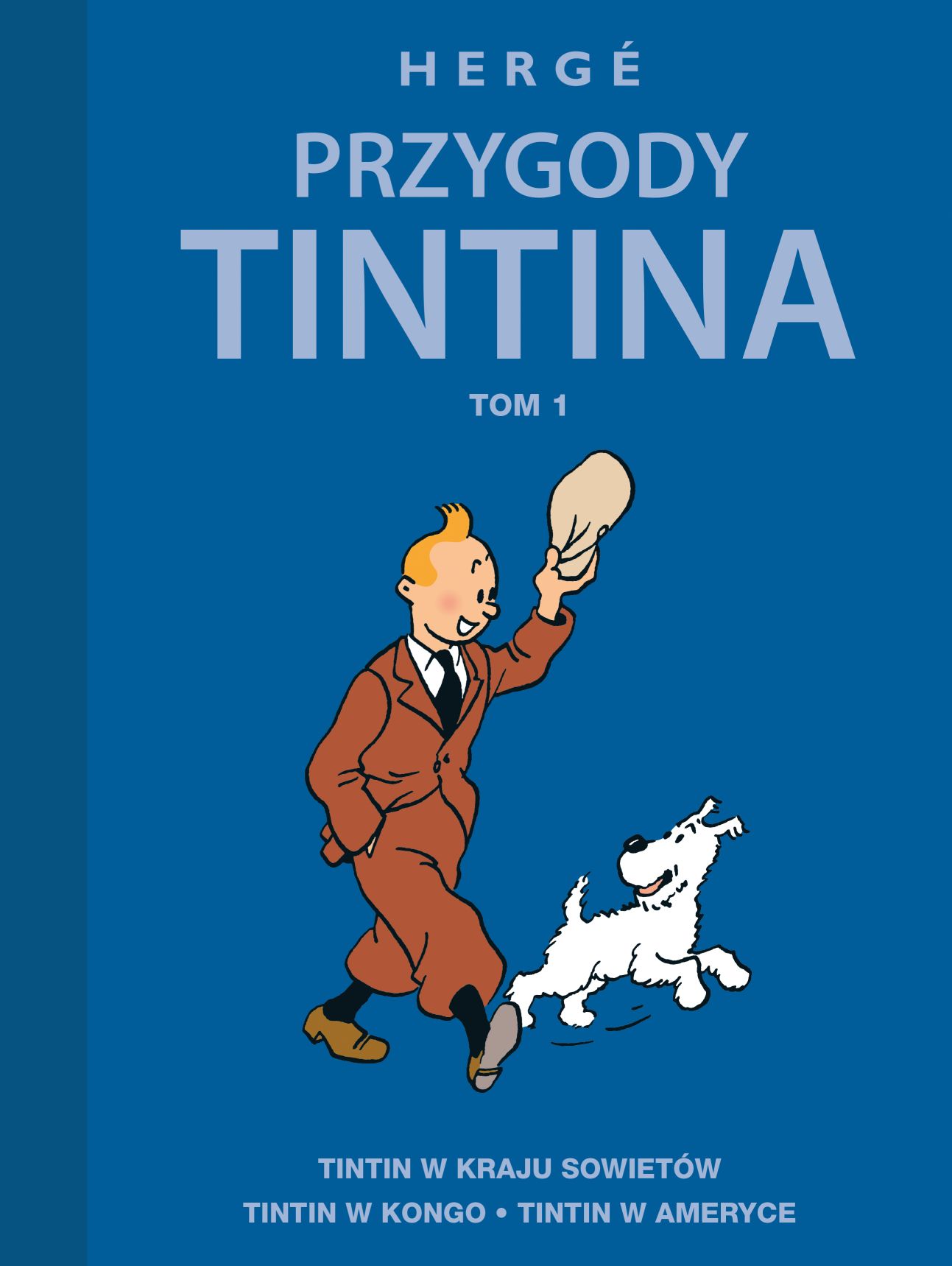 Okłądka komiksu Przygody Tintina, tom 1