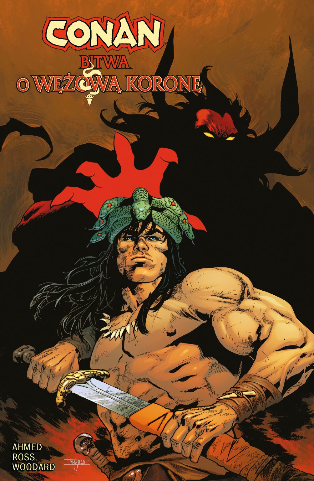 Okładka komiksu Conan – Bitwa o Wężową Koronę