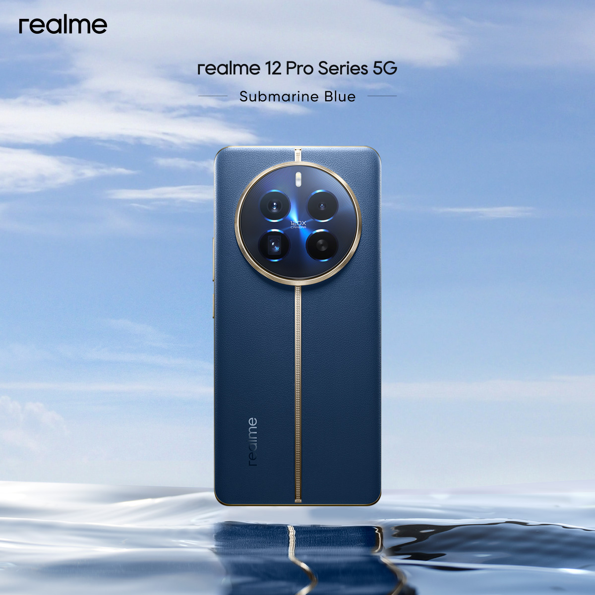 Na zdjęciu grafika reklamująca smartfon realme 12 Pro