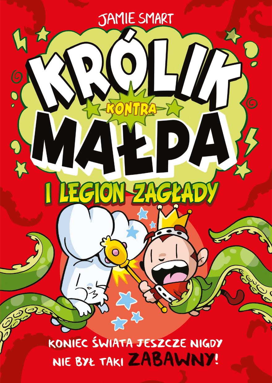 Okładka komiksu Królik kontra Małpa i legion zagłady, tom 3